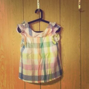 Never worn!!! J. Crew shirt with no back.